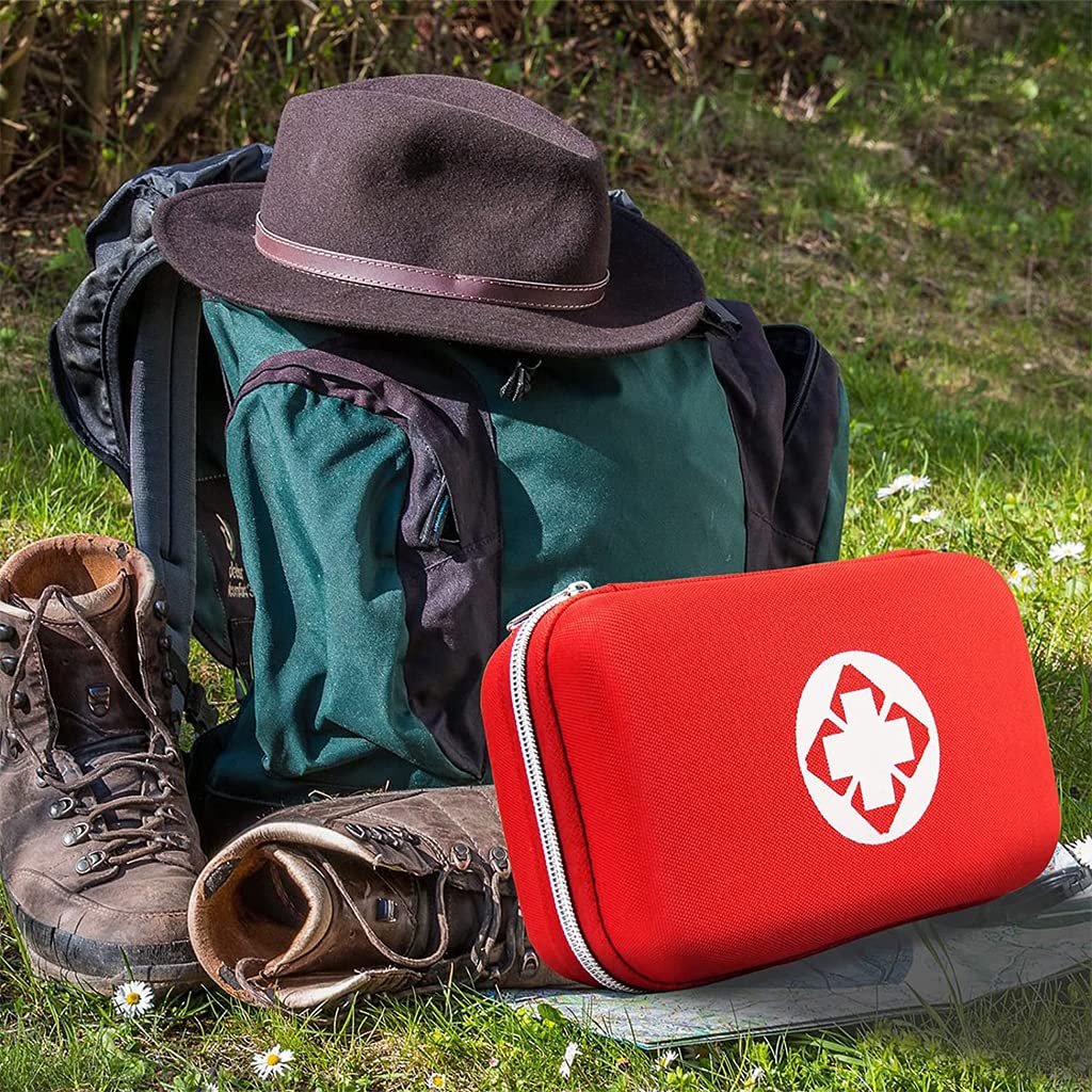 Proberos 44Pcs First Aid Kit with All Items for Travelling Ooutdoor Car Home with Portable Bag, Includes Emergency Foil Blanket, Band-aid, Gauze, First-aid manual, Flashlight, Scissors, Survival Kits Proberos 44Pcs First Aid Kit with All Items for Travelling Ooutdoor Car Home with Portable Bag, Includes Emergency Foil Blanket, Band-aid, Gauze, First-aid manual, Flashlight, Scissors, Survival Kits